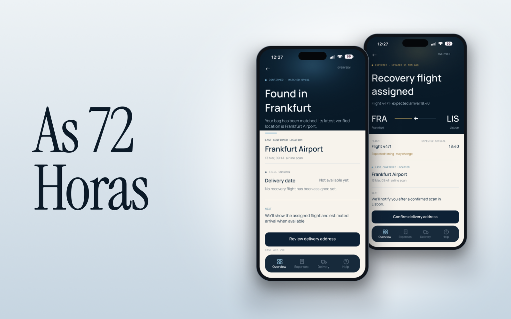 72 HOURS · capa do projeto